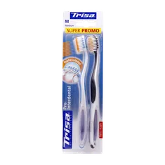 مسواک پرو اینتردنتال متوسط دوتایی تریزا | Pro Interdental Twin Toothbrush Medium - Trisa