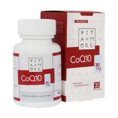کپسول کوکیوتن 100 ویتامور | CoQ10 Softgel - Vitamore
