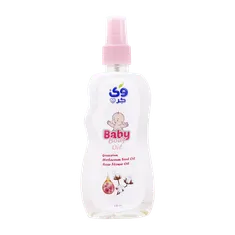 روغن بچه گل رز و پنبه دانه وی کر | Wee Care Herbaceum Seed & Rose Flowers Baby Oil 230ml