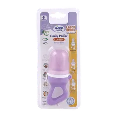 پستانک غذاخوری ارتجاعی وی کر از 6 ماهگی کد U208 | Wee Care Feeding Pacifier free size +6 code U208