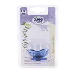 پستانک ارتودنسی Fancy وی کر از 6 تا 12 ماهگی کد P108 | Wee Care Orthodontic Pacifier Fancy 6-12months code P108