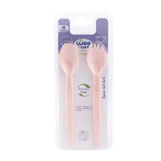 قاشق و چنگال وی کر از 12 ماهگی کد U201 | Wee Care Spoon and Fork code u201 +12months