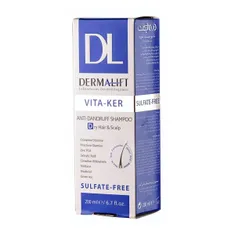 شامپو ضد شوره موهای خشک ویتاکر درمالیفت | Vita-Ker Anti-dandruff Shampoo for Dry Hair and Scalp - Dermalift