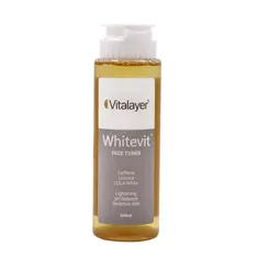 تونر پاک کننده پوست کدر وایت ویت ویتالیر | Whitevit Face Toner - Vitalayer
