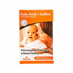 قرص فولیک اسید و ید او پی دی فارما | Folic Acid + Iodine Tablet - OPD Pharma