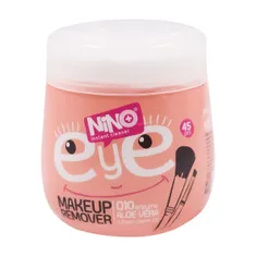 دستمال مرطوب پاک کننده آرایش دور چشم نینو  | Eye Makeup Remover Wipes - Nino 