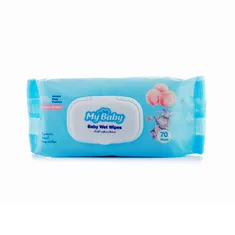دستمال مرطوب کودک مای بیبی 70 عددی  | Baby Wet Wipes 70 pcs - My Baby