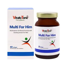 کپسول مولتی فور هیم آقایان ویتالی تون | Multi for Him Softgel - Vitally Tone
