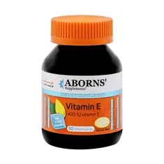 کپسول ویتامین E 400 ابورنز 50 عددی | Vitamin E Softgel Capsule - Aborns'