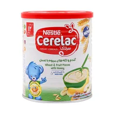 سرلاک گندم و تکه های میوه با عسل نستله | Nestle Cerelac Wheat and Fruit Pieces with Honey