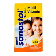 شربت مولتی سانستول پلاس زینک | Multivitamin plus Zinc Syrup - Sanostol
