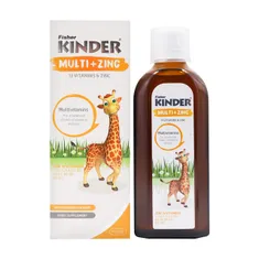 شربت مولتی زینک فیشر کیندر | Multi + Zinc Syrup - Fisher Kinder