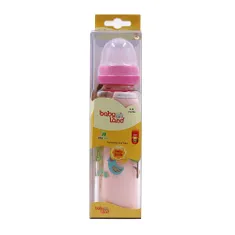 شیرخوری  بیبی لند کد 520 پیرکس کاور دار 6 تا 18 ماهگی | Pyrex Baby Bottle with Cover Code 520 - Baby Land