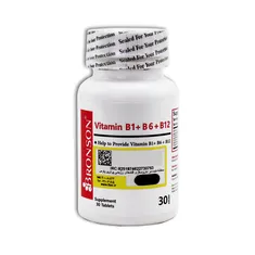 قرص ویتامین ب1 و ب6 و ب12 برونسون | Vitamin B1 + B6 + B12 Tablet - Bronson  