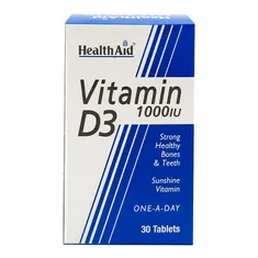 قرص ویتامین D3 1000 هلث اید | Vitamin D3 Tablet - Health Aid