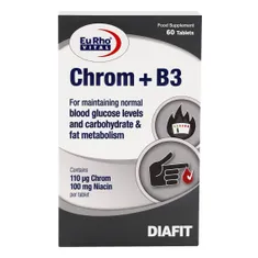 قرص کروم B3 یوروویتال | Chrom + B3 Tablet - Eurho vital