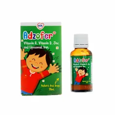 قطره آدزوفر بی اس کی | Adzofer Pediatric Oral Drops - BSK