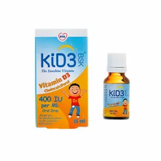 قطره کید 3 بی اس کی | Kid3 Vitamin D3 Oral Drops - BSK