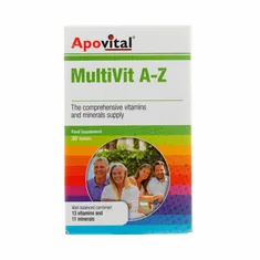 قرص مولتی ویت A تا Z آپوویتال | Multivit A-Z Tablet - Apovital