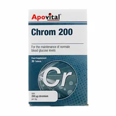 قرص کروم 200 آپوویتال | Chrom 200 Tablet - Apovital