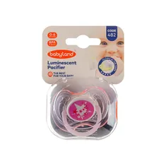 پستانک شب تاب بی بی لند کد 482 | Orthodontic Luminescent Pacifier Code 482 - Baby Land
