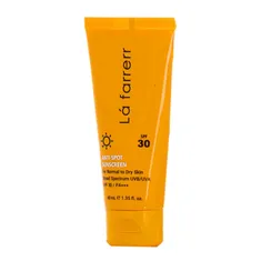 ضد آفتاب و ضد لک بی رنگ پوست خشک SPF30 لافارر | Anti-spot Sunscreen SPF 30 for Normal to Dry Skin - La farrerr