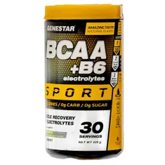 پودر بی سی ای ای + ب6 الکترولیت ژن استار | BCAA + B6 + Electrolytes Powder - Genestar