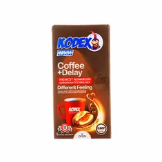 کاندوم تاخیری قهوه کدکس 12 عددی | Coffee Delay Condom 12 Pcs - Kodex
