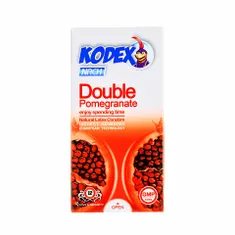 کاندوم دابل انار کدکس 12 عددی | Double Pomegranate Condom 12 Pcs - Kodex