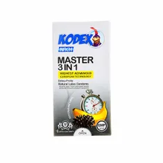 کاندوم مستر 3 در 1 کدکس 12 عددی | Master 3 in 1 Condom 12 Pcs - Kodex