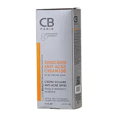 ضد آفتاب ضد آکنه SPF50 سی بی پاریس | Sunscreen Anti-acne Cream SPF 50 - CB Paris