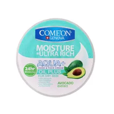 کرم مرطوب کننده آکوا پلاس پوست خشک کامان | Hand and Face Cream for Dry Skin with Avocado Extract 250 mL - Come'on