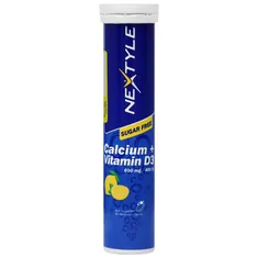 قرص جوشان کلسیم و ویتامین D3 نکستایل | Nextyle Calcium And Vitamin D3 20 Effervesvent Tablets