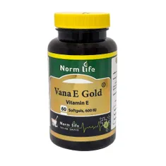 کپسول وانا ای گلد 600 نورم لایف | Vana E Gold 600 Softgel - Norm Life