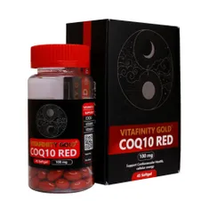 کپسول کو کیوتن قرمز ویتافینیتی گلد شهاب درمان | Vitafinity Gold CoQ10 Red Softgel - Shahab Darman