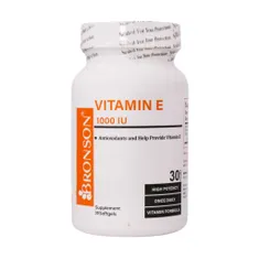 کپسول ویتامین ای 1000 برونسون | Vitamin E Softgel - Bronson