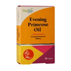 سافت ژل روغن گل مغربی 1000 میلی گرم ویتا تایم 30 عددی | Vita Time Evening Primrose Oil 30 Softgels
