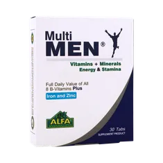 قرص مولتی من آلفا ویتامینز | Multi Men Tablet 30 Count - Alfa Vitamins