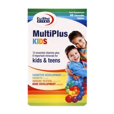 قرص جویدنی مولتی پلاس کیدز یوروویتال | Multiplus Kids Chewable Tablet - EuRho VITAL