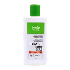 شوینده لایه بردار پوست چرب بایوکنیل اورین | Evrin Biocnyl Foaming Scrub For Greasy Skin 200ml