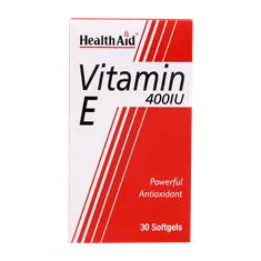 کپسول ویتامین E 400 هلث اید | Vitamin E Softgel 400 IU - Health Aid