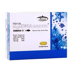 کپسول روغن ماهی دی اچ ای بالا آکواتیک کارن | Karen Fish Oil High DHA Softgel