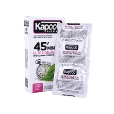 کاندوم تاخیری 45 Minutes کاپوت 12 عددی | 45' Min Ultra Delay 12 Pcs Condoms - Kapoot