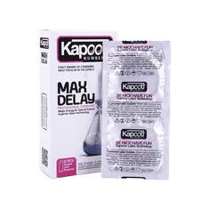 کاندوم تاخیری Max Delay کاپوت 12 عددی | Max Delay 12 Pcs Condoms - Kapoot