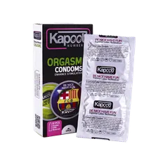 کاندوم تاخیری ارگاسمیک کاپوت 12 عددی | Orgasmic 12 Pcs Condoms - Kapoot