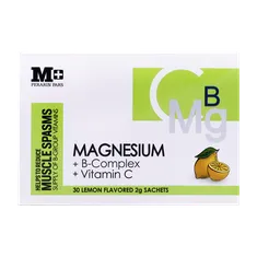 ساشه منیزیم و ب کمپلکس و ویتامین سی ام پلاس | M Plus Magnesium B Complex Vitamin C 30 Sachets