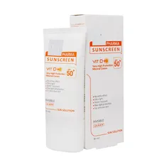 کرم ضد آفتاب مینرال سان‌ سلوشن SPF50 مای فارما | Sun Solution Invisible Sunscreen Cream SPF 50 for Sensitive Skin - My