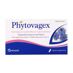 شیاف واژینال فیتوواژکس اکسیر گستر اسپادانا | Exir Gostar Espadana Phytovagex Vaginal Suppository 7 PCS