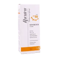 ضد آفتاب SPF50 بی رنگ پوست چرب و مختلط راکوتن | Racuten Sunblock Cream Invisible For Oily And Combination Skin SPF50