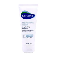 کرم مرطوب کننده پوست خشک و حساس سری کیت | Moisturizing Face and Body Cream - Sericate 